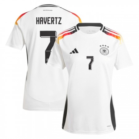 Německo Havertz 7 Domácí ME 2024 - Dámské Fotbalové Dresy (S/S) Německo Havertz 7 Domácí ME 2024 - Dámské Fotbalové Dresy (S/S)